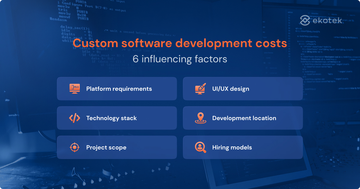 custom software costs