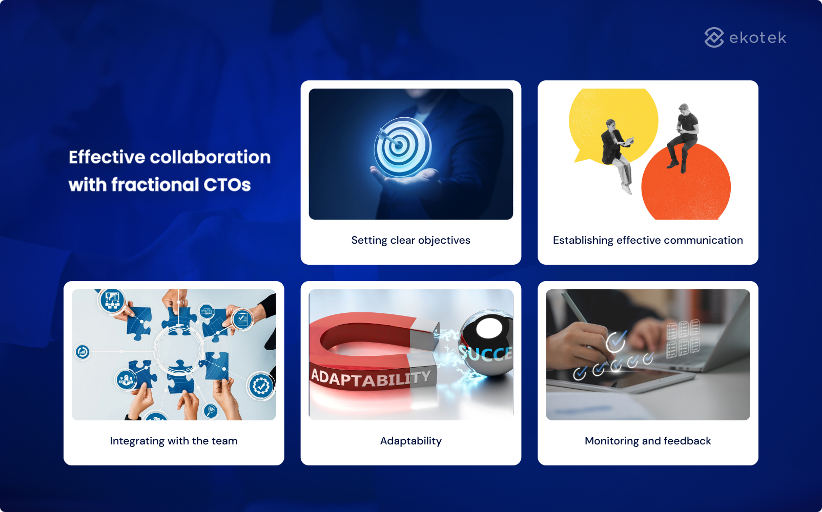 Effective collaboration with fractional CTOs