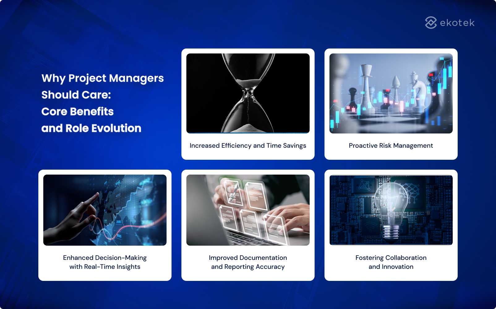 Benefits of generative AI for project managers