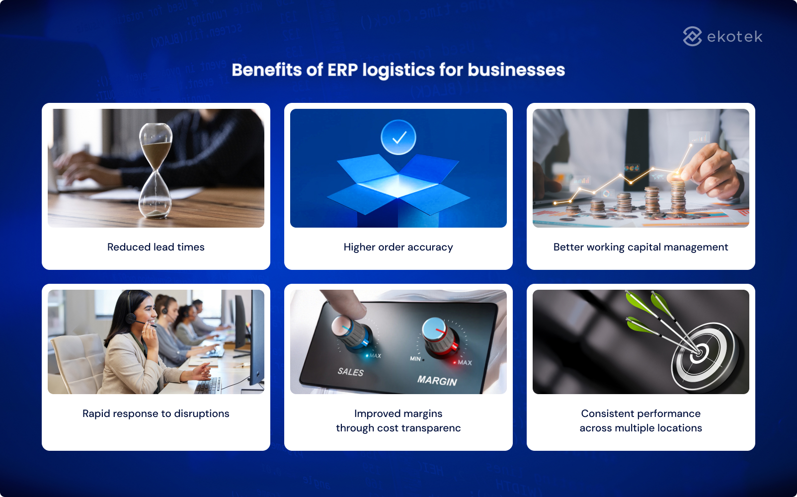 Benefits of ERP logistics for businesses