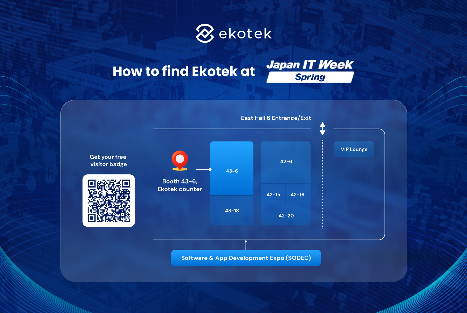 Ekotek booth at Japan IT Week